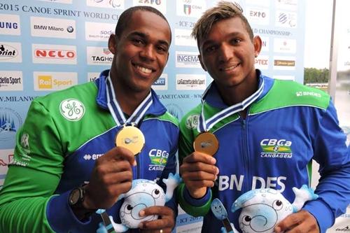 C2 1000m Masculino com Isaquias Queiroz e Erlon Souza é campeão mundial, em Milão, na Itália / Foto: Divulgação / CBCa